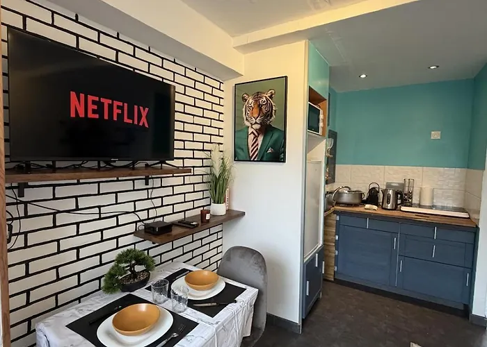 Le Mauroy - 800 M Stadium - Terrace - Parking - Wifi - Netflix Apartment Villeneuve-d'Ascq