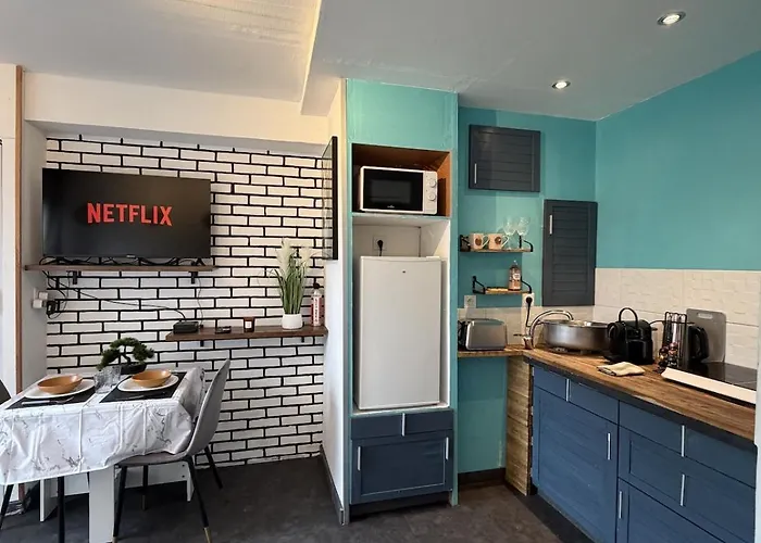 Le Mauroy - 800 M Stadium - Terrace - Parking - Wifi - Netflix Apartment Villeneuve-d'Ascq